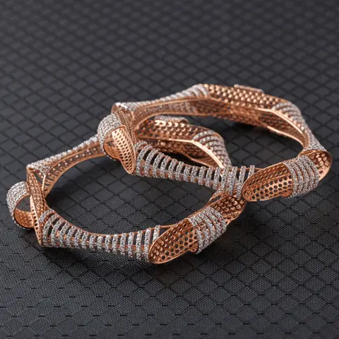 Gold bangles at Bafna Jewellers