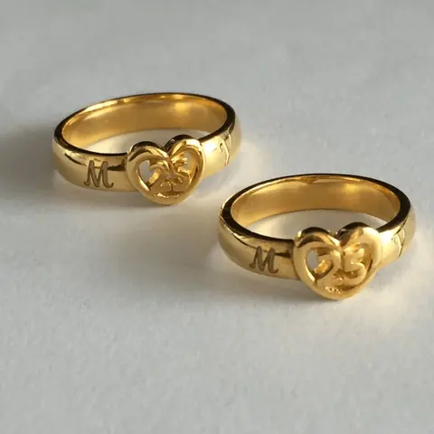 Gold rings and couple rings at Bafna Jewellers
