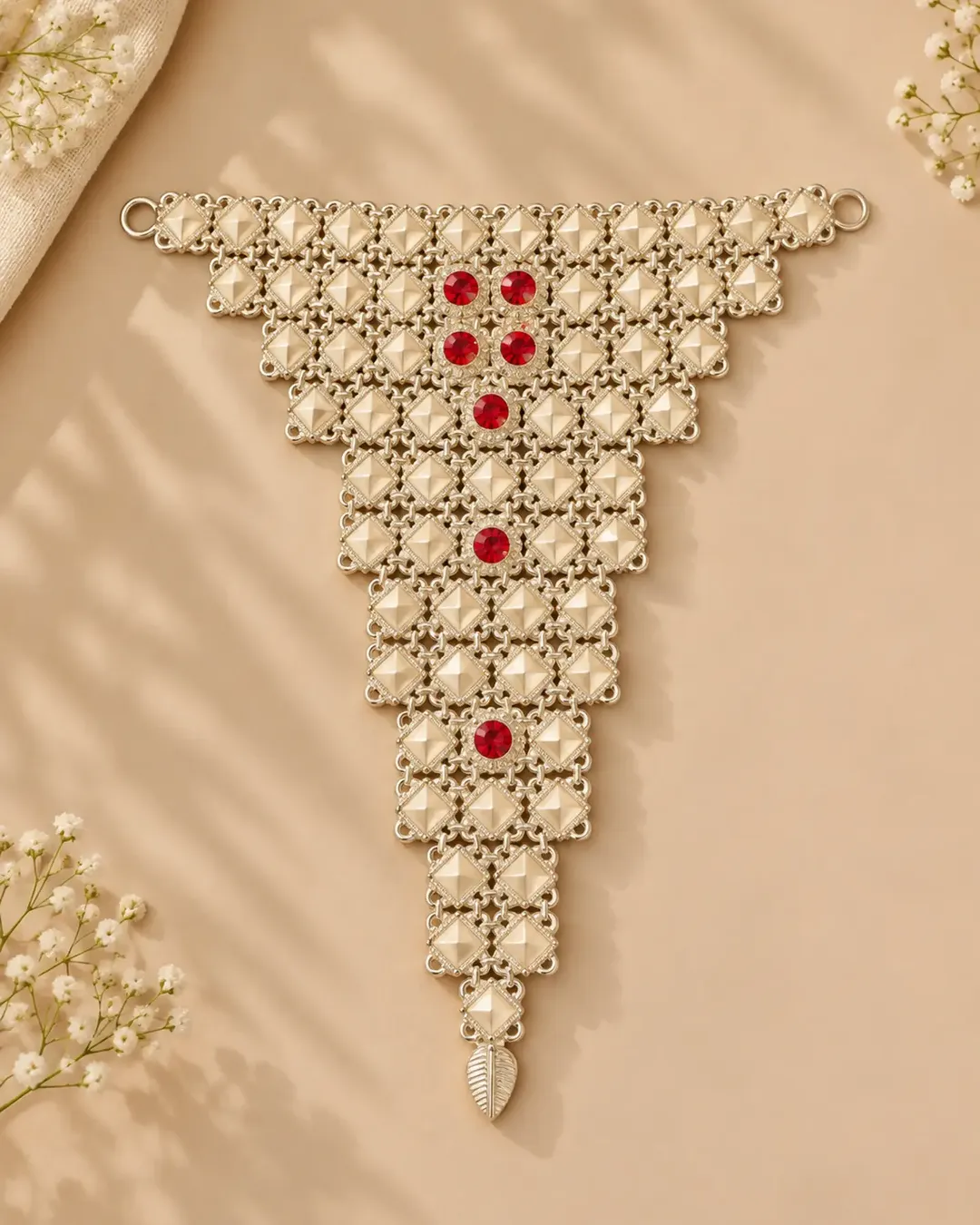 ornamental silver decoration at Bafna Jewellers