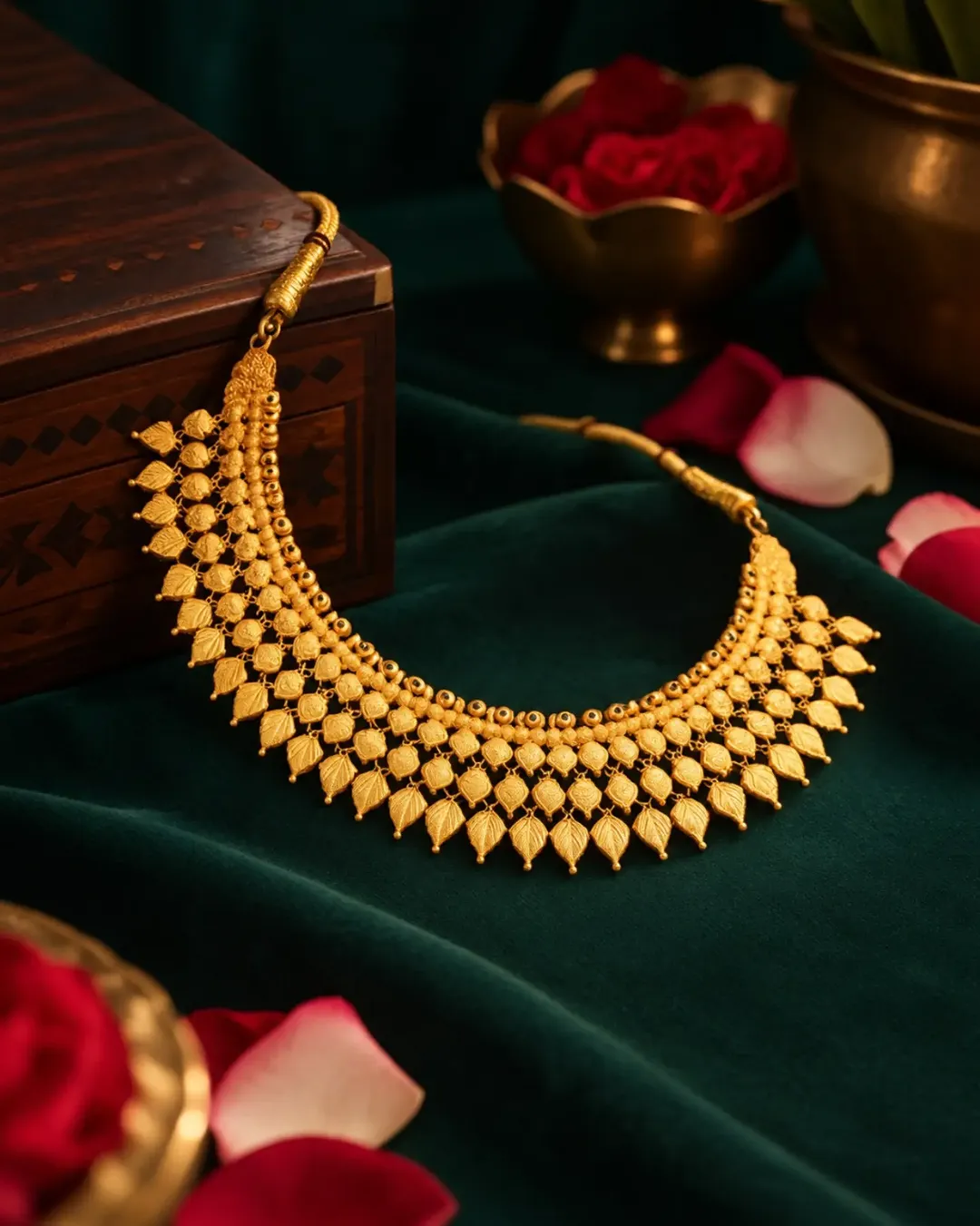 temple jewellery craftsmanship at Bafna Jewellers